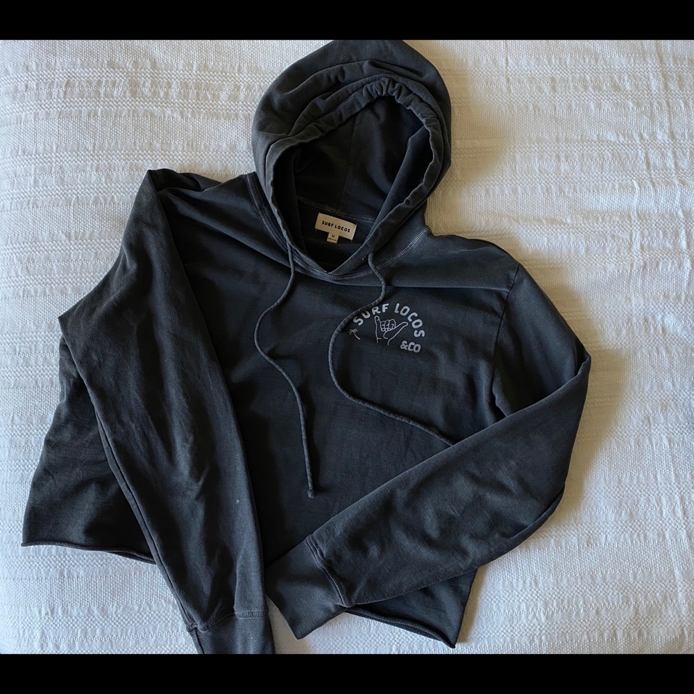 Surf locos women’s cropped hoodie